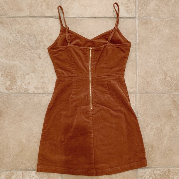 Lulus 'Savannah' Corduroy Mini Dress - Picture 3 of 8
